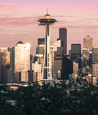 Seattle's Space Needle and skyline